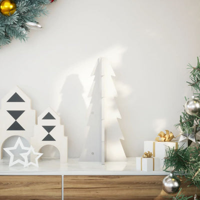 Vidaxl Decorazione natalizia albero di Natale 49 cm Pino bianco