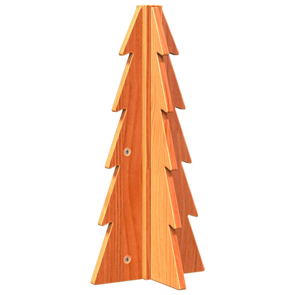 Vidaxl Decoración de Navidad Árbol de Navidad 49 cm Pino sólido Brown