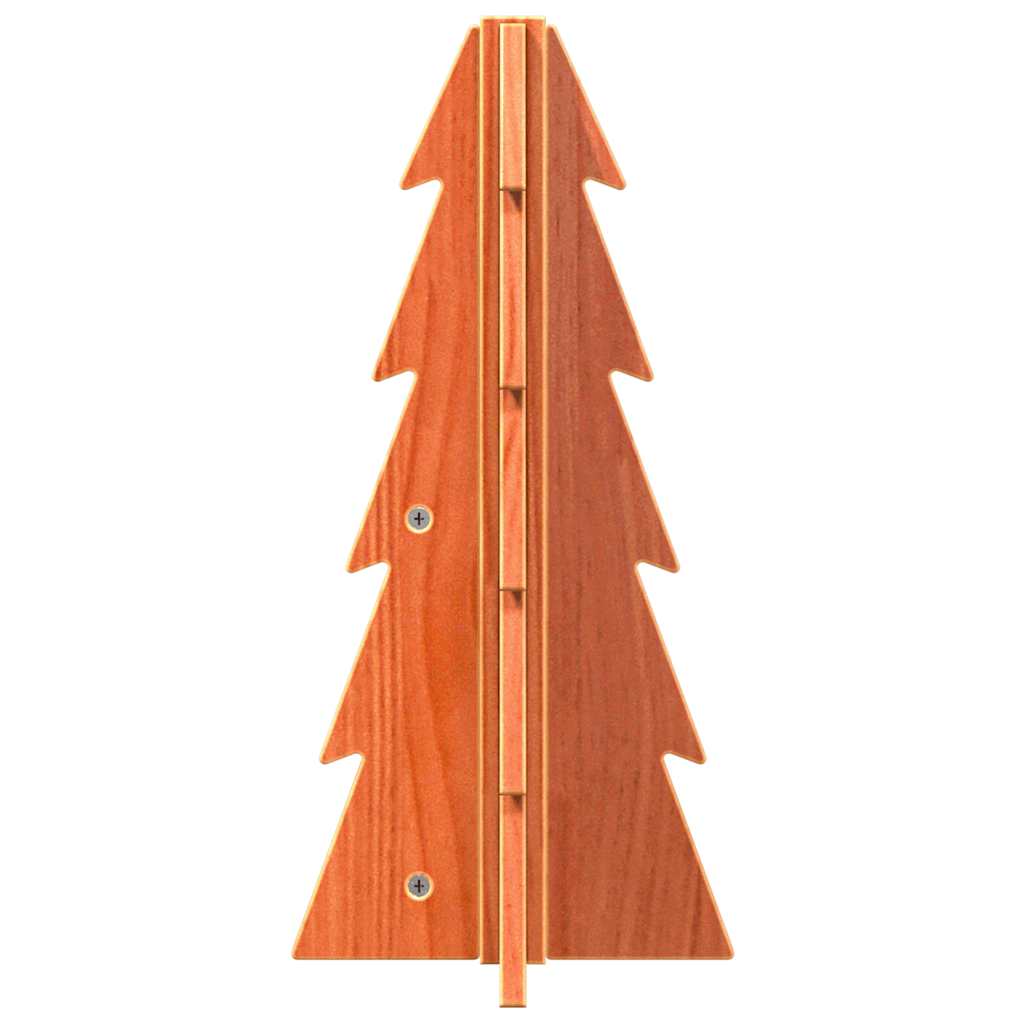 Vidaxl Decoración de Navidad Árbol de Navidad 49 cm Pino sólido Brown