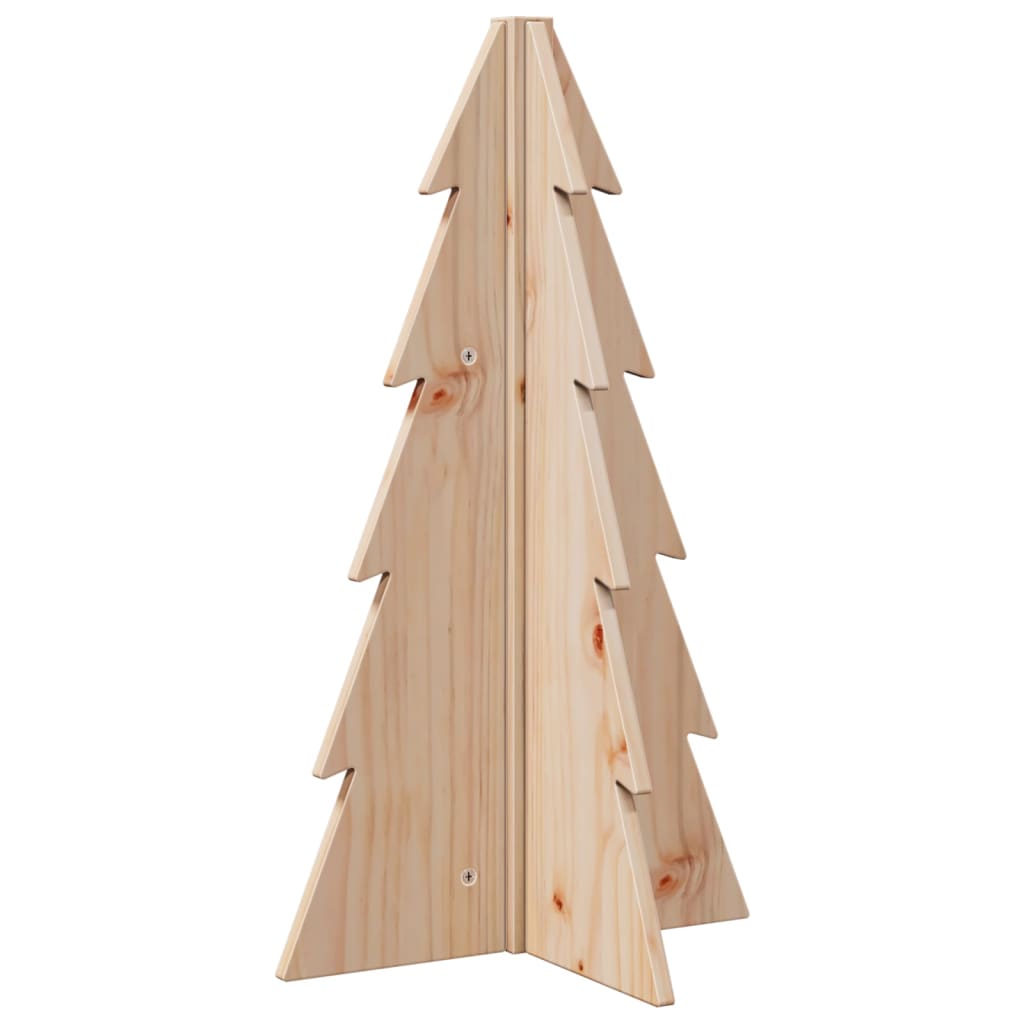 Vidaxl Decoración de Navidad Árbol de Navidad 69.5 cm Pino sólido