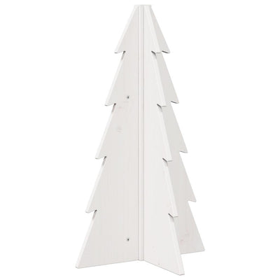 Vidaxl Decoración de Navidad Árbol de Navidad 69.5 cm Pino sólido White