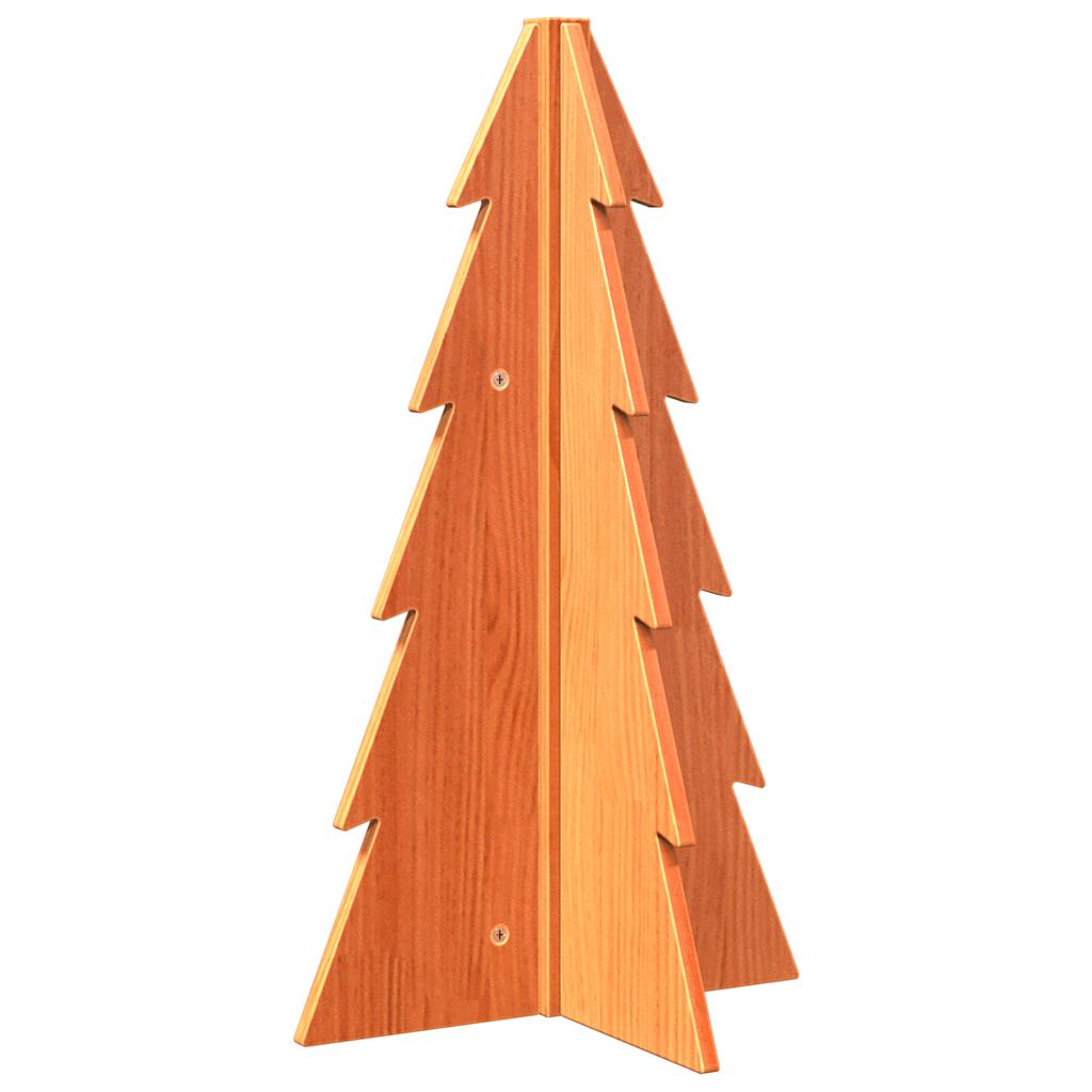 Vidaxl Decorazione natalizia albero di Natale 69,5 cm Pinna solida marrone