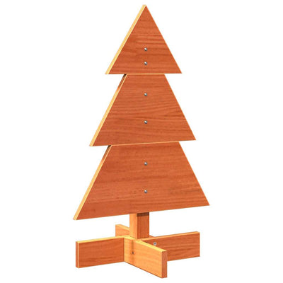 Vidaxl Decorazione natalizia albero di Natale 60 cm Pinna solido marrone