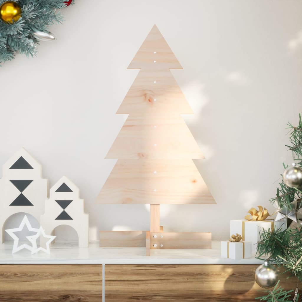 Vidaxl Decorazione natalizia albero di Natale 80 cm Pince solido