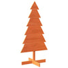 Vidaxl Decoración de Navidad Árbol de Navidad 120 cm Pino sólido Brown