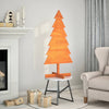Vidaxl Decoración de Navidad Árbol de Navidad 120 cm Pino sólido Brown
