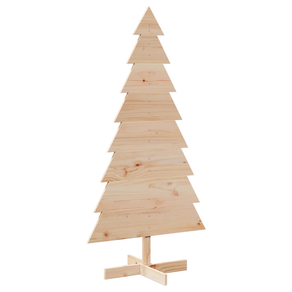 Vidaxl Decoración de Navidad Árbol de Navidad 150 cm Pino sólido