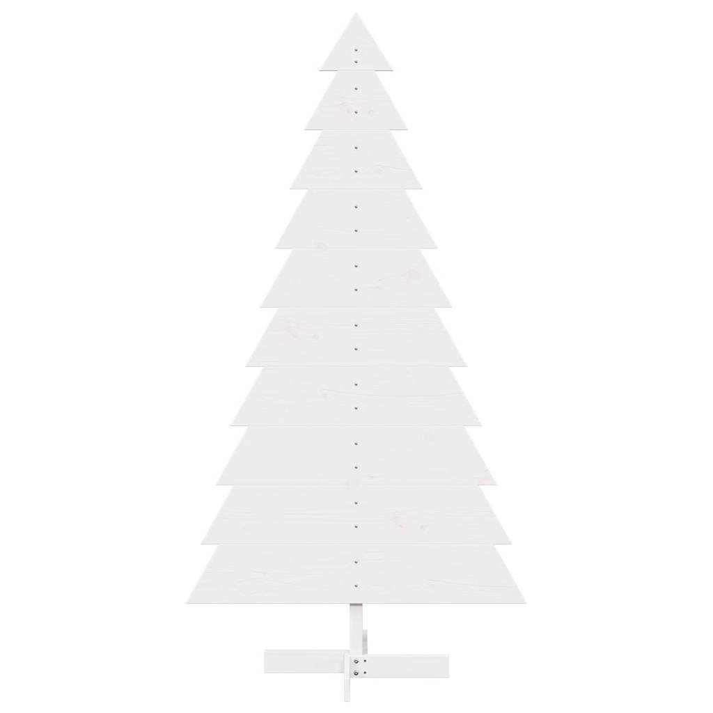 Vidaxl Decoración de Navidad Árbol de Navidad 180 cm Pino sólido White