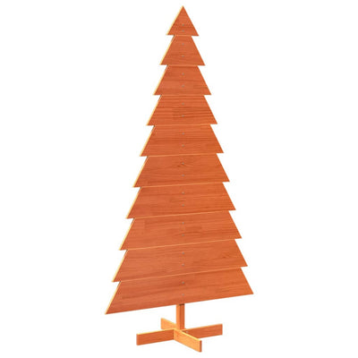 Vidaxl Decorazione natalizia albero di Natale 180 cm Pinna solido marrone
