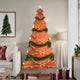 Vidaxl Decoración de Navidad Árbol de Navidad 180 cm Pino sólido Brown