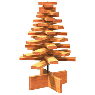 Vidaxl Decorazione natalizia albero di Natale 60 cm Pinna solido marrone