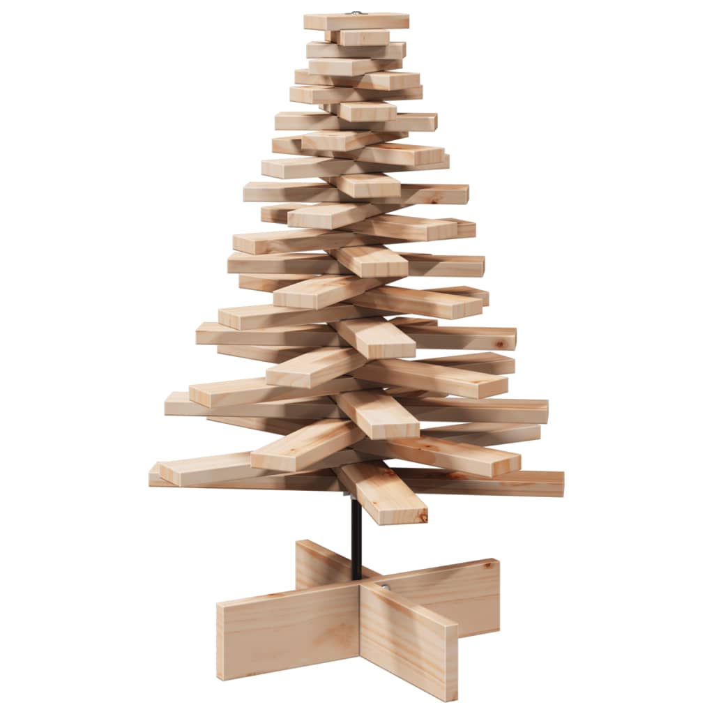 Vidaxx Decorazione natalizia Albero di Natale 80 cm in legno di pino massiccio