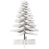 Vidaxl Decoración de Navidad Árbol de Navidad 80 cm Pino sólido White