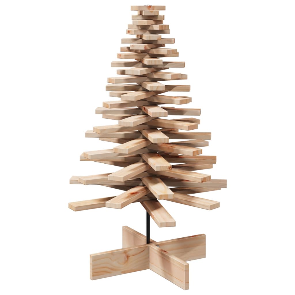 Vidaxx Decorazione natalizia Albero di Natale 100 cm in legno di pino massiccio