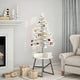 Vidaxl Decoración de Navidad Árbol de Navidad 100 cm Pino sólido White