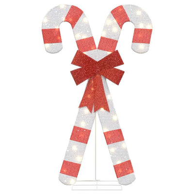 Vidaxl kerstdecoratie zuurstok 50 led's warm wit