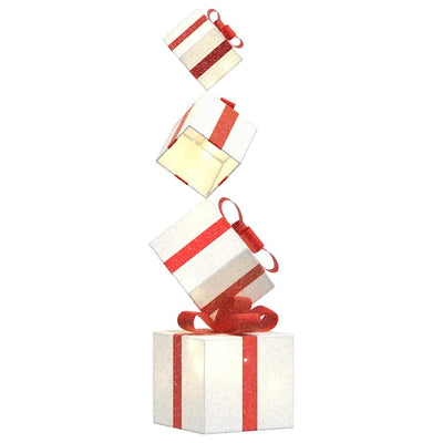 Vidaxl Decoration Christmas Gift Box 80 LED Warm White