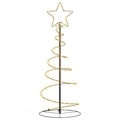 Vidaxl LED Árbol de Navidad 80 LED White White 120 cm