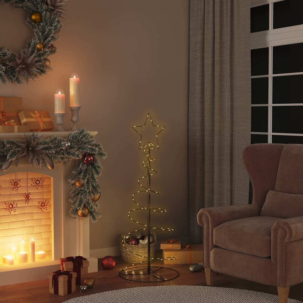 Vidaxl LED Árbol de Navidad 80 LED White White 120 cm