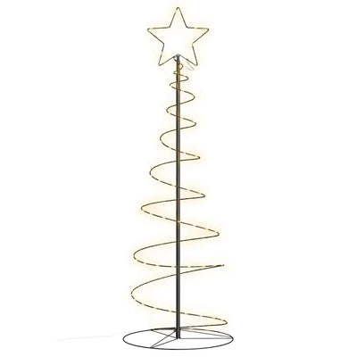 Vidaxl LED Árbol de Navidad 100 LED White White 150 cm