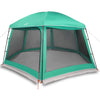 Vidaxl zwembadtent uitneembare buiten- gaaswanden 512x458 cm zeegroen