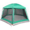 Vidaxl zwembadtent uitneembare buiten- gaaswanden 512x458 cm zeegroen