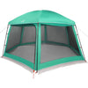 Vidaxl zwembadtent uitneembare buiten- gaaswanden 512x458 cm zeegroen