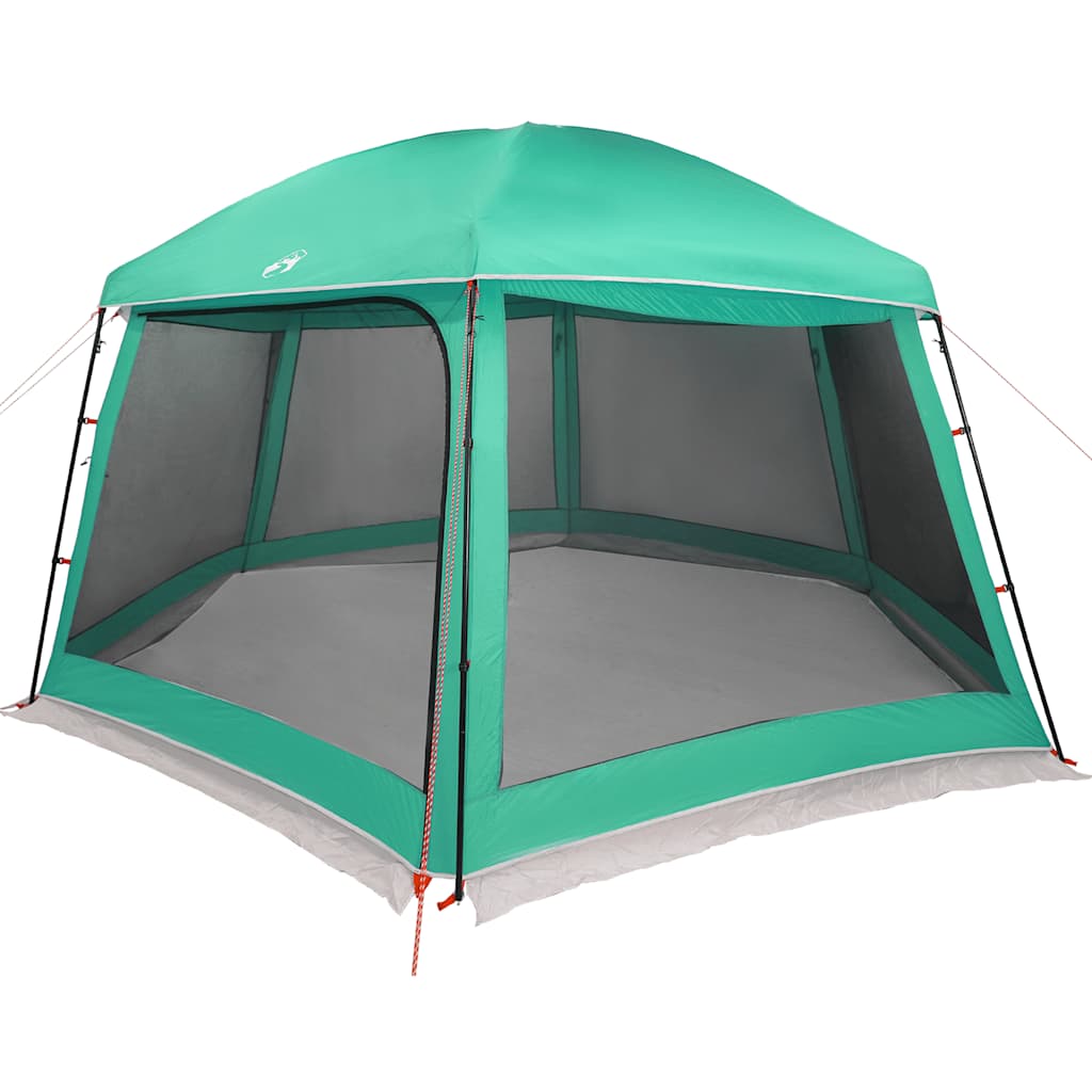 Vidaxl zwembadtent uitneembare buiten- gaaswanden 512x458 cm zeegroen