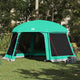 Tenda per piscina Vidaxx con pareti in rete da esterno rimovibili 512x458 cm verde mare