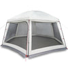 Tienda de campaña para piscina Vidaxx con paredes de malla exterior desmontables 512x458 cm gris