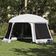 Tienda de campaña para piscina Vidaxx con paredes de malla exterior desmontables 512x458 cm gris