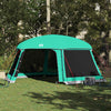 Vidaxl zwembadtent uitneembare buiten- gaaswanden 618x532 cm zeegroen