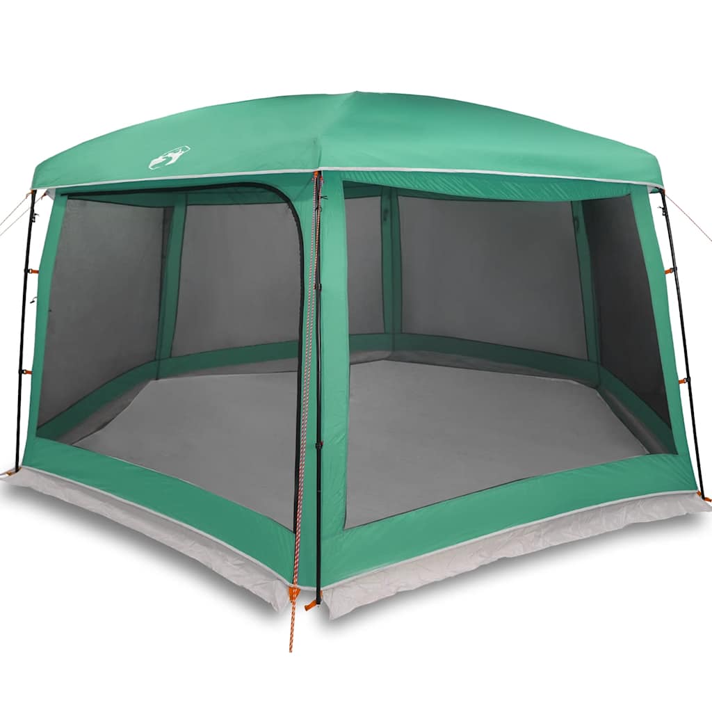 Vidaxl zwembadtent uitneembare buiten- gaaswanden 670x590 cm zeegroen