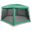 Vidaxl zwembadtent uitneembare buiten- gaaswanden 670x590 cm zeegroen