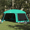 Vidaxl zwembadtent uitneembare buiten- gaaswanden 670x590 cm zeegroen
