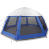 Tienda de piscina Vidaxx tienda de campaña exterior extraíble paredes de malla azul celeste
