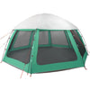 Vidaxl zwembadtent uitneembare buiten- gaaswanden 510x510 cm zeegroen