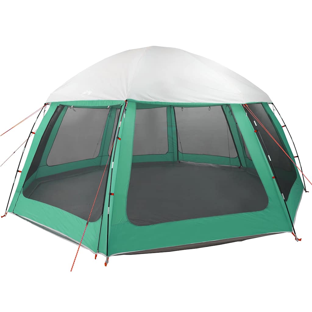 Tenda da piscina Vidaxx con pareti in rete da esterno rimovibili 510x510 cm verde mare