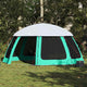 Tenda da piscina Vidaxx con pareti in rete da esterno rimovibili 510x510 cm verde mare