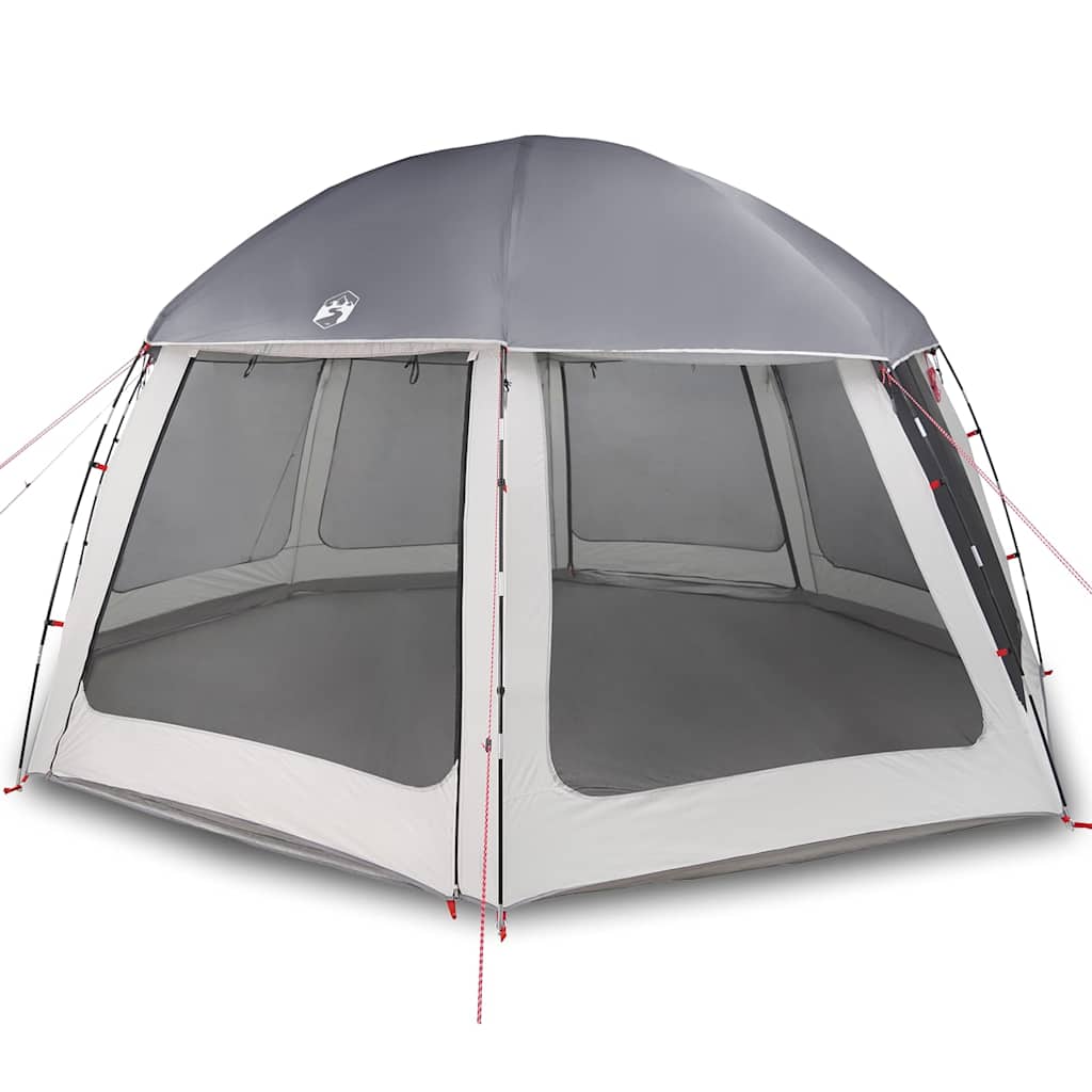 Tienda de campaña para piscina Vidaxx con paredes de malla exterior extraíbles 510x510 cm gris
