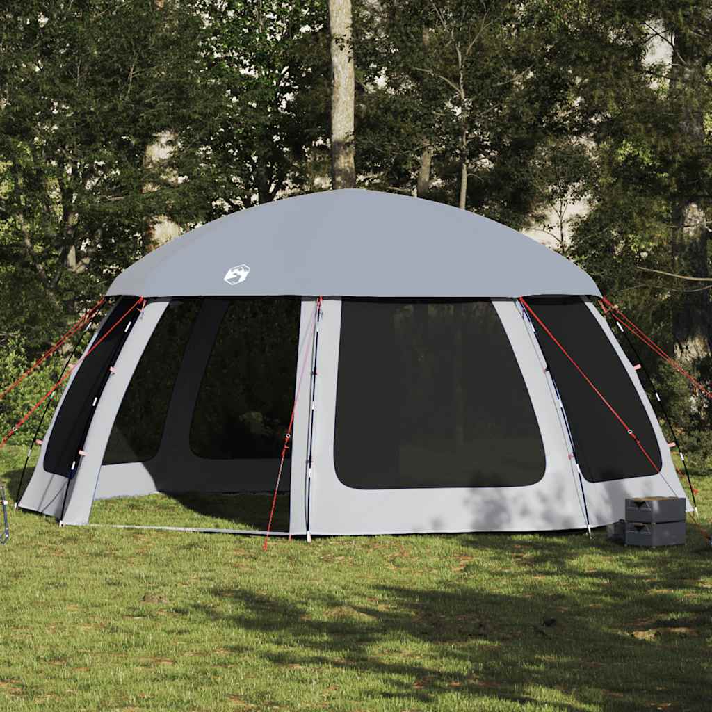 Tienda de campaña para piscina Vidaxx con paredes de malla exterior extraíbles 510x510 cm gris