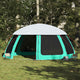 Tenda per piscina Vidaxx con pareti in rete da esterno rimovibili 612x612 cm verde mare