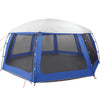 Tienda de piscina Vidaxx tienda de campaña exterior extraíble paredes de malla azul celeste
