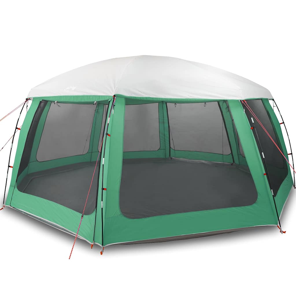 Vidaxl zwembadtent uitneembare buiten- gaaswanden 690x690 cm zeegroen