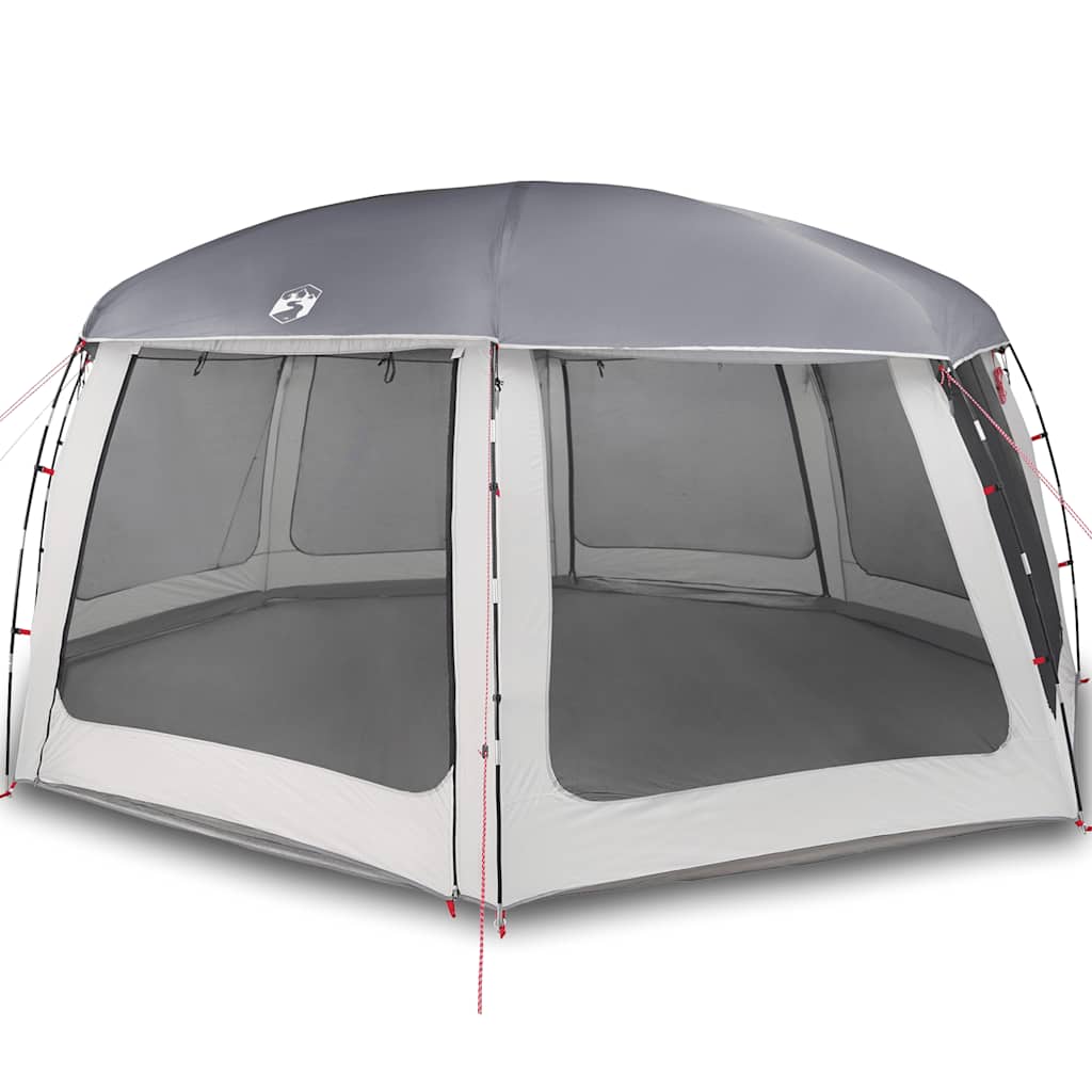 Tienda de campaña para piscina Vidaxx con paredes de malla exterior extraíbles 690x690 cm gris