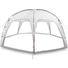 Tenda da festa VidaXL impermeabile grigia