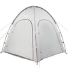 Vidaxl zwembad tent grijs 366 x 305 x 231 cm polyester en glasvezel