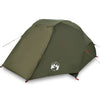 Tienda de pesca VidaXL 3 personas verde oliva impermeable