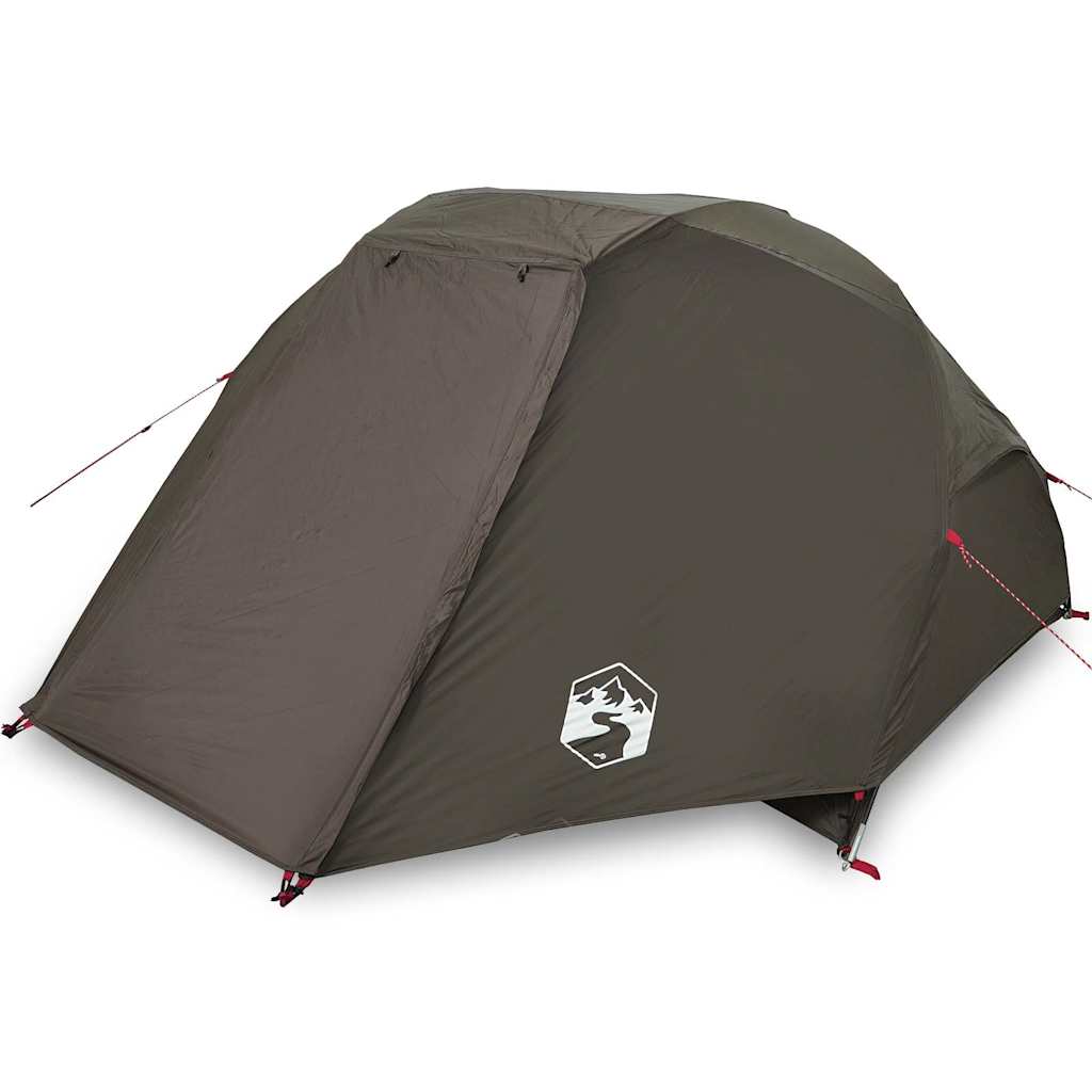 Tienda de campaña de pesca VidaXL 5 personas impermeable marrón
