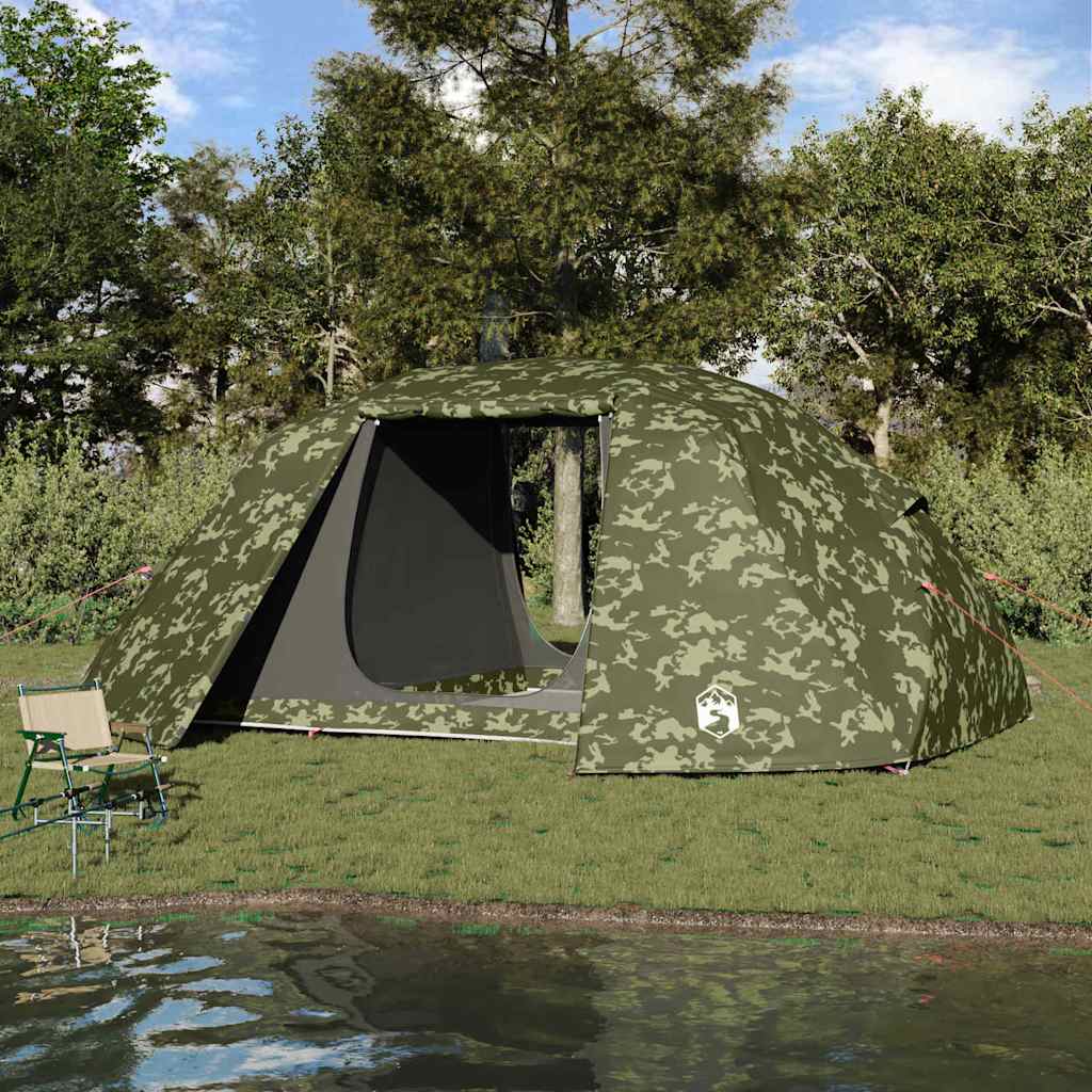Tenda da pesca Vidaxx mimetica 514 x 465 x 187 cm poliestere e fibra di vetro